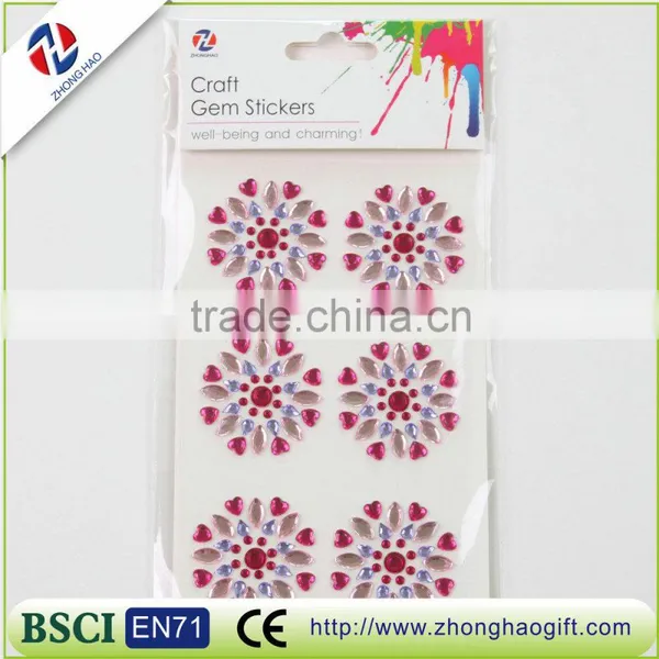 DIY Polygon Petals Flower Shape Sticker Design photo-4