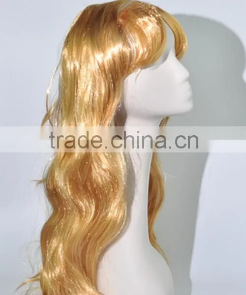 Special Curls Long Blond Wig Synthetic Costume Wig N293 photo-2