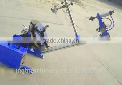 Huafei Engineering Pipe Boiler Welding Positioner Turntable With Overturning Device / Working Table