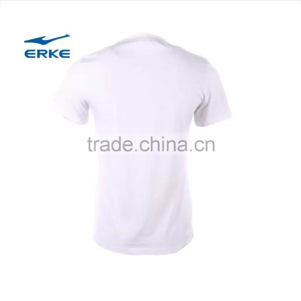 ERKE 2015 New Design Man's Fashion t Shirt Full Cotton Cheap T-shirt for Boy for Men Wholesale/OEM photo-2