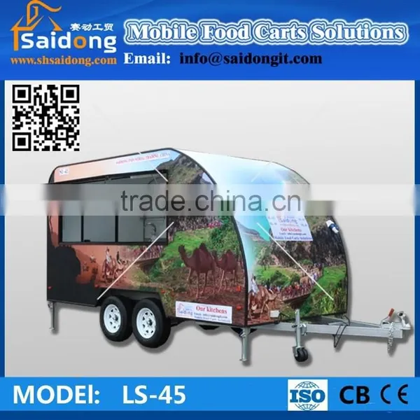 Big Wheels Trailer/Food Trailer/Vending Bicycle Trailer For Sale