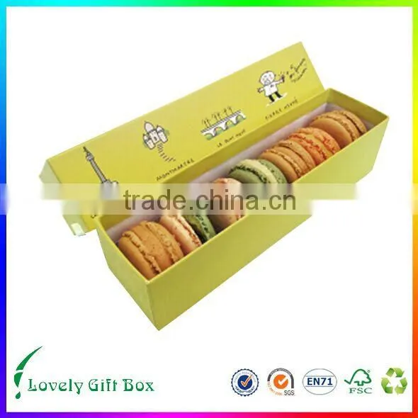 Paper Food Grade Cardboard Macaron Box photo-3