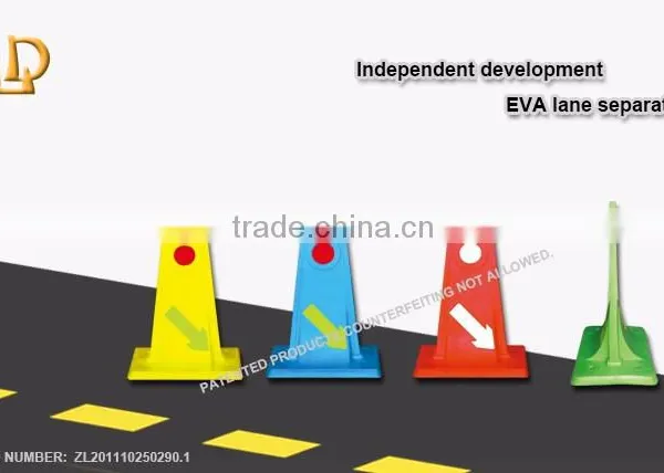 Colorful Flexible Traffic EVA Road Divider Lane Separator photo-3