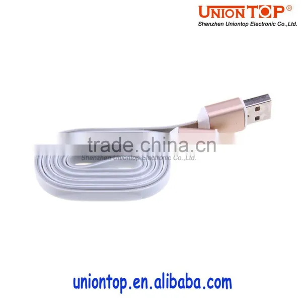 Wholesale Fast Charging Noodle Flat 24awg Micro Usb Cable for Samsung/Huawei/HTC/Xiaomi photo-4