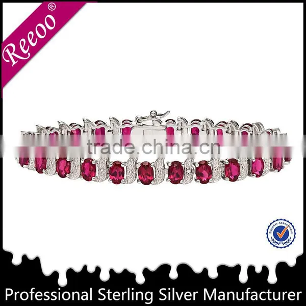 Bracciali in Ottone 2014 Silver Bracelets Cheap Brass Tennis Bracelets for Ladies