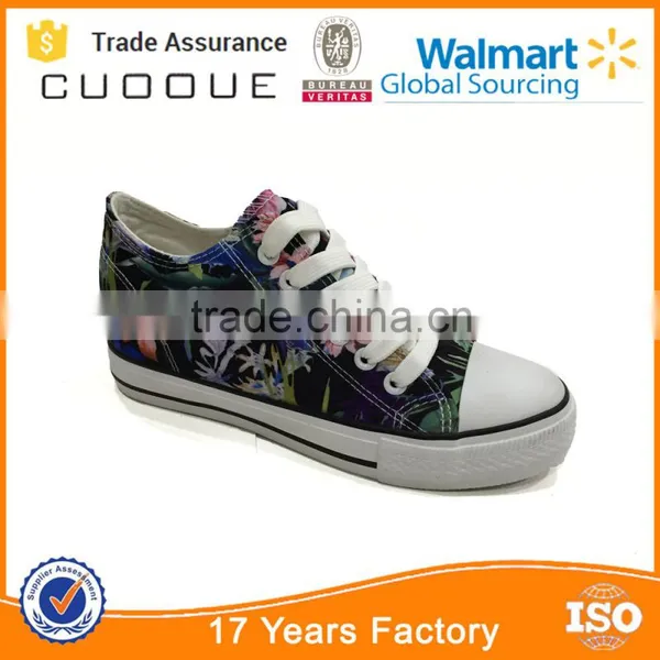 2016 Women Increasing Canvas Shoes Flower Printing Shoes photo-4