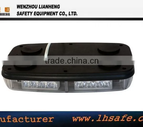 Amber Flashing Warning Light Emergency Car Magnetic Mount Mini Roof Light Bar TBD8180XA photo-5