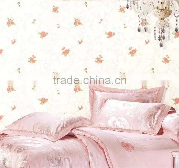 2015 Hot Embossed Spring Nonwoven Decorative Room Wallpaper photo-3