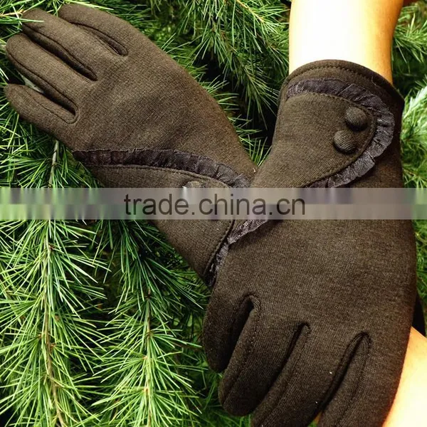 Hot Selling Low Price Full Finger Customize Mirco Velvet Material Cycle Winter Gloves for Woman photo-6