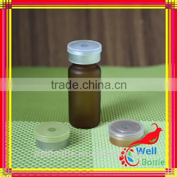Pharmaceutical Amber Glass Bottle for Penicillin Bottle With Aluminum Cap for Pill Bottle With Flip Top Cap photo-6