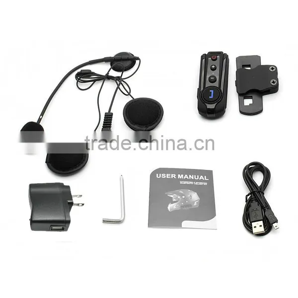 BT-S1 New Product Hotsale Motorcycle Headset Bluetooth Intercom/motorcycle Helmet Bluetooth Headset/intercom photo-2