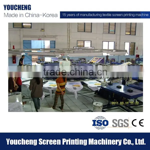 Professional 8 /12/16 Color Full Servo Oval Screen Printer photo-5