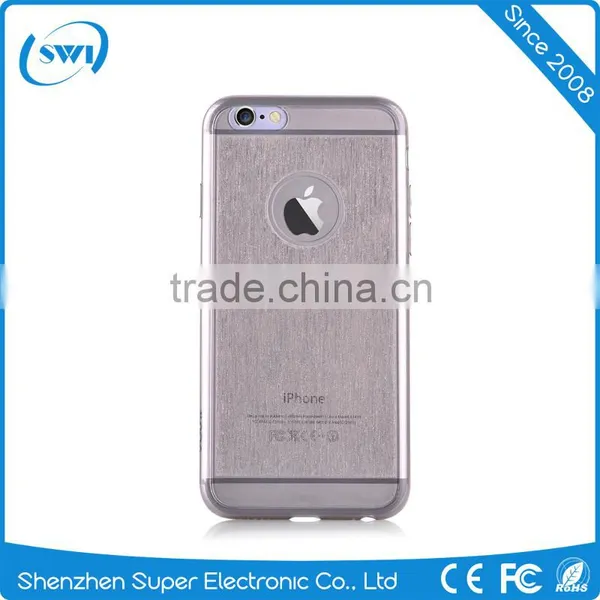 Super Slim 1.0mm Crystal Soft TPU Protecive Case Shinning Back Cover Shellfor IPhone 6/6s Plus photo-3
