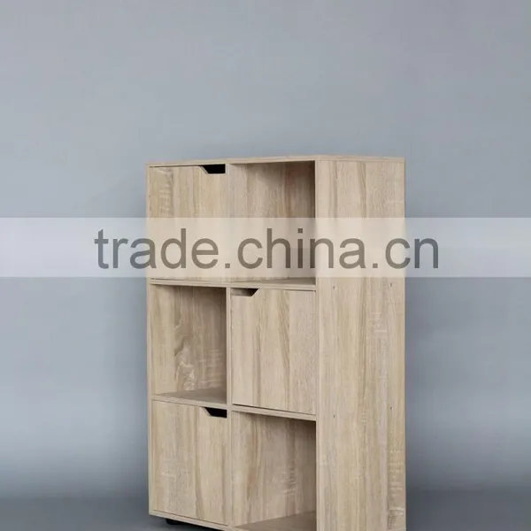 Cheap Wood Melamine Bookcases Bookshelves With Ladder