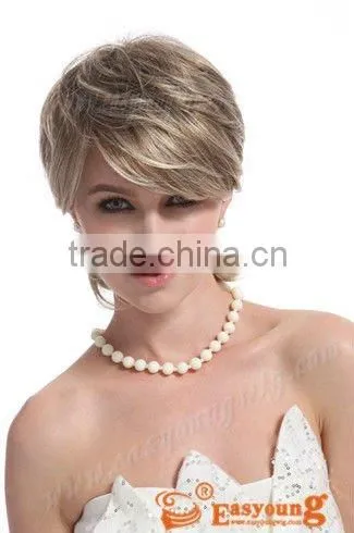 Fashion Short Natural Women Wigs Synthetic Hair Styling photo-2