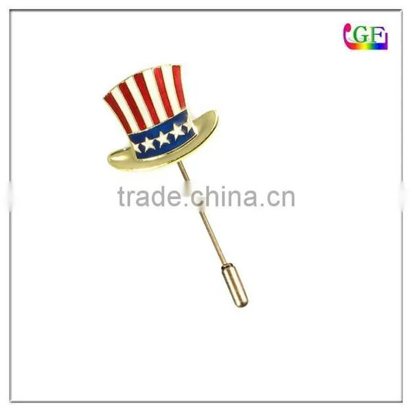 Custom Goldtone Hat/Scarf/Lapel Stick Pins