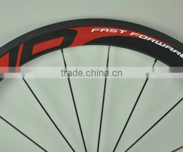 2015 New Arrival Ffwd 700C Clincher Carbon Fiber Wheelset Chinese Bike Wheels High-profile Carbon Wheels photo-4