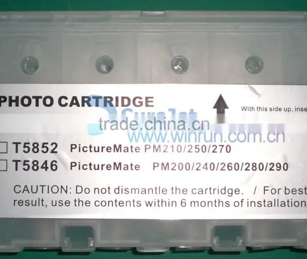 Surejet Refillable Ink Cartridge for Epson T5852 Picture Mate photo-6