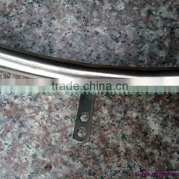 Titanium Wheelchair Rim High Quality Titanium Bike Wheel Rim China Made Titanium Bicycle Wheel Rim for Wheelchair or Bikes photo-3