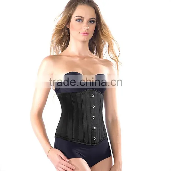 24 Spirals Steel Boned Corset Waist Training Cincher Underbust Waspie Bustiers photo-2