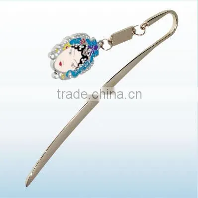 Good Quality Porcelain Pendant Metal Gift Bookmark,3d Bookmark for Stundents photo-6