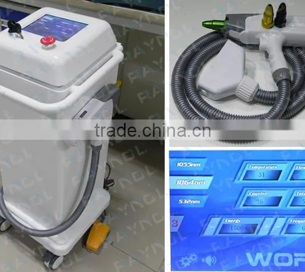 Raynol Most Effective Q-Switched Laser for Pigment Removal Tattoo Removal With CE Approved photo-3