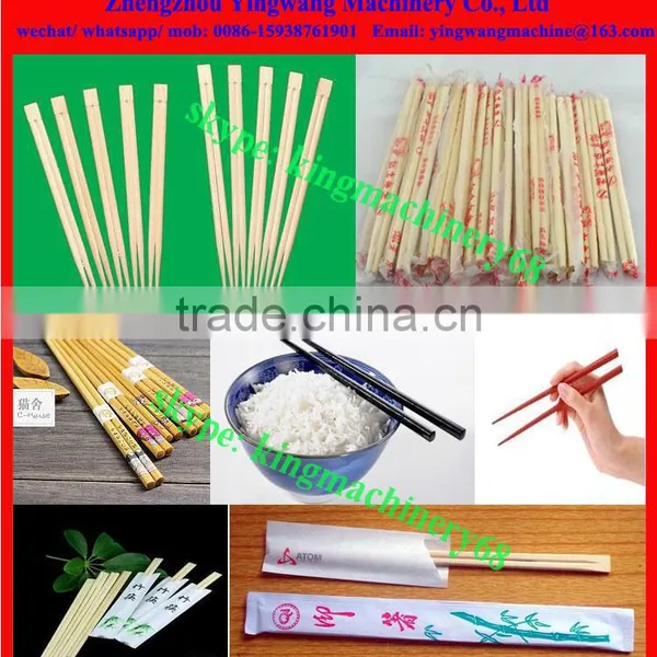 wooden xhopsticks machine bamboo product manufacturing machine
