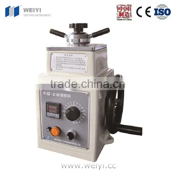 Metallographic specimen mounting machine