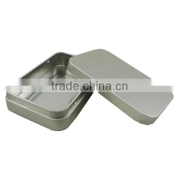 Silvery Rectangular Tea Can photo-2