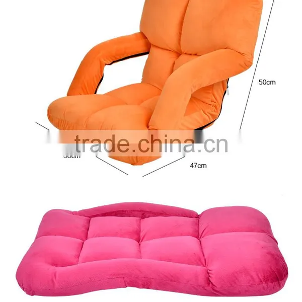 Adjustable Floor Chair Sofa With Armrest for 5 Steps Adjustable photo-4