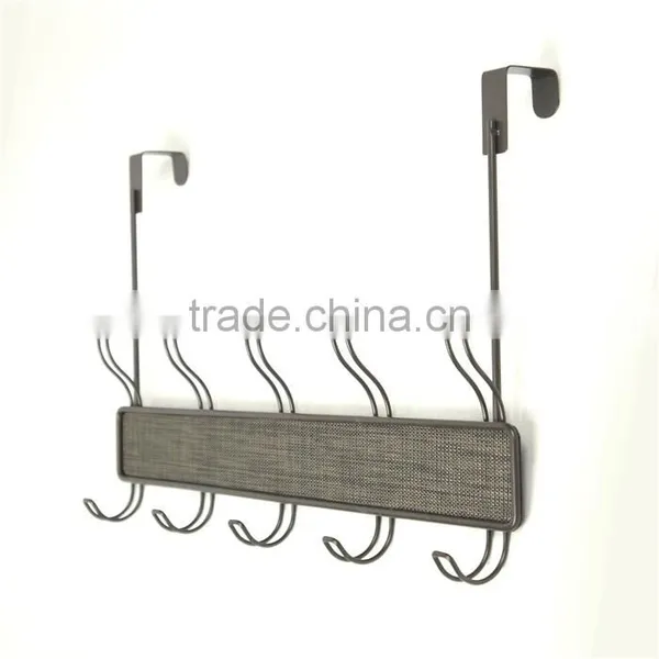 Metal Door Hanging Rack, 5 Hooks photo-4