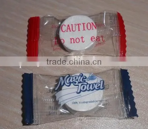 Candy Bag Packing Magic Face Tissue Compressed Tablet photo-2