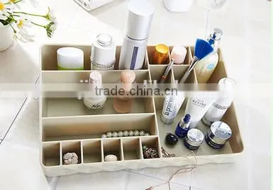 Wholesale Stock Small Order Desktop 15 Lattices Cosmetic Plastic Storage Box photo-5