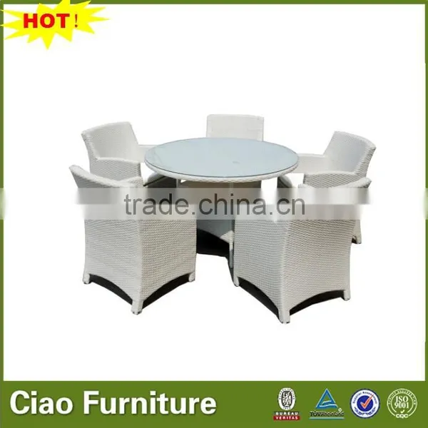 Fashion Rattan Outdoor Furniture Dining Set Wicker Outdoor Table Dining Set photo-2