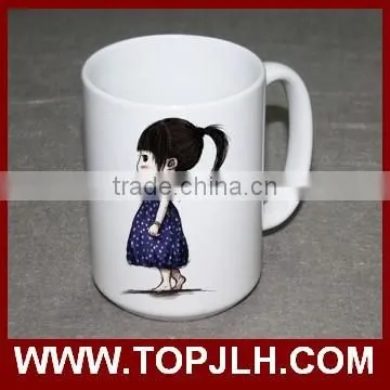 Holiday Custom Logo Printable 15 oz White Mug for Dye Sublimation photo-2