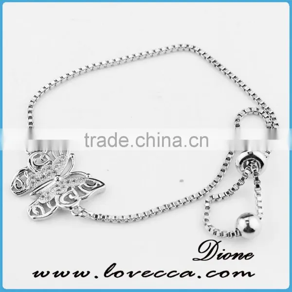 Girls Women Micro Pave Jewelry Bracelets 24K Gold Platinum Bracelet photo-5