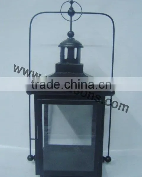 Colorful Windproof Metal Candle Lantern photo-5