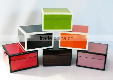Vietnam Lacquer Box/ Wholesale Lacquered Box With White Line photo-4