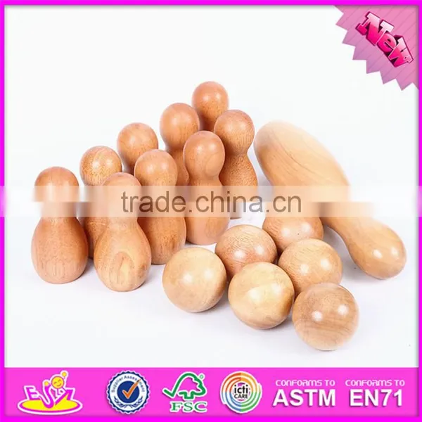 2017 Top Fashion Outdoor Garden Bowling Wooden Skittles Game W01A181