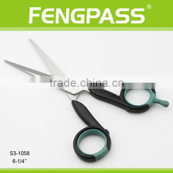 S3-1058 6.25'' Inch 2CR13 Stainless Steel Blade With ABS Handle Hair Cutting Beauty Scissors Barber Scissors photo-2