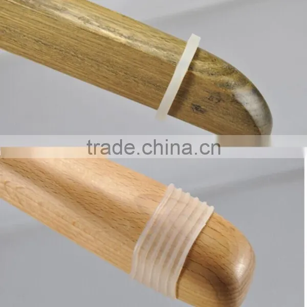 Transparent Silicone Non-slip Hanger Strips for Wooden Coat Hanger Printed photo-4