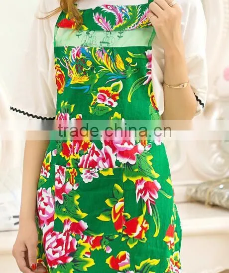 100% Cotton Digital Printing Design Kitchen Cooking Bib Apron photo-3