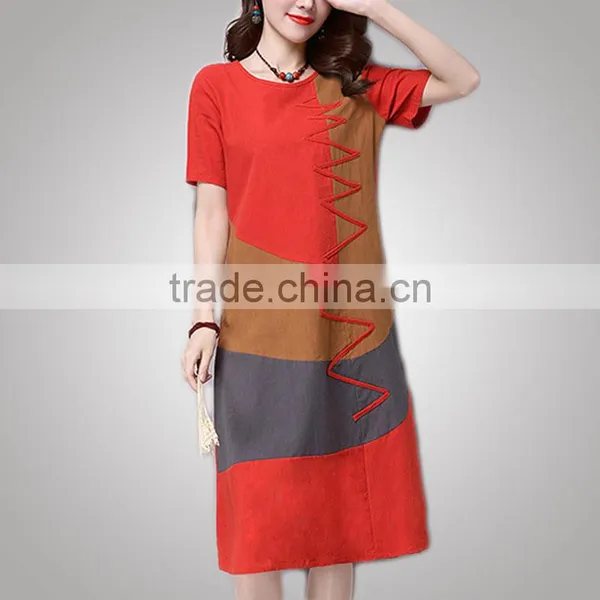 Best Selling Latest Design Perfect Cut Indian Cotton Dress Factory photo-5