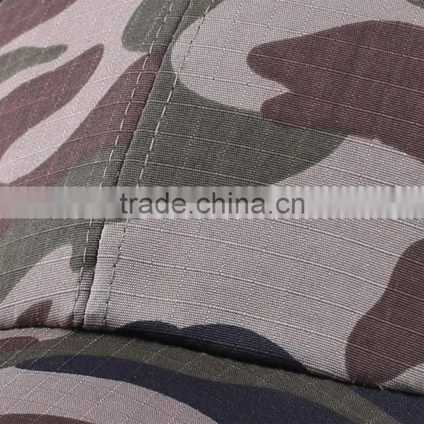 Blank Camouflage Polyester & Cotton Baseball Cap photo-5