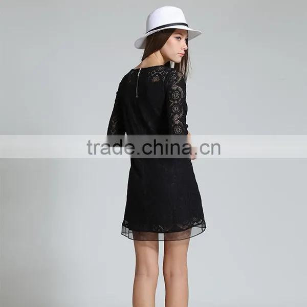 Maxnegio White Lace Women's Fashion Vestidos Casuales Summer Dress photo-6