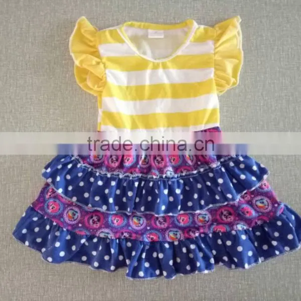 Manufacturer Children Baby-Girls Carousel Dress Custom Printing Party Dress photo-2