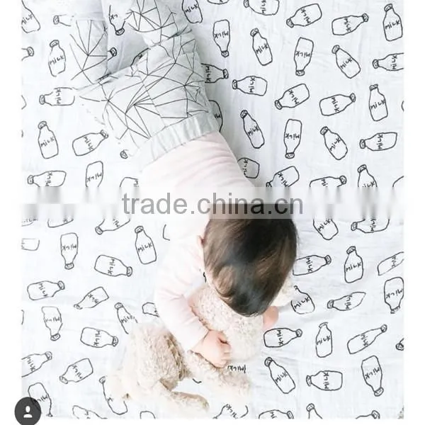 Baby Cotton Blanket Muslin Swaddle Super Soft photo-5