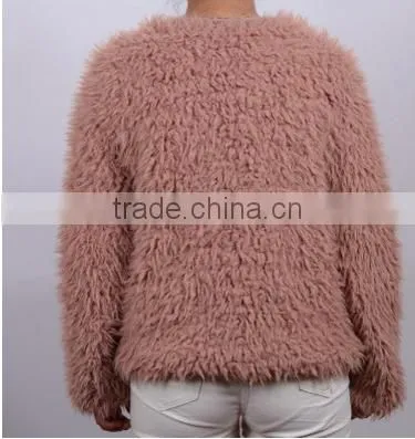 Autumn and Winter Fake Fur Coat Long Sleeves Europe and the United States photo-6