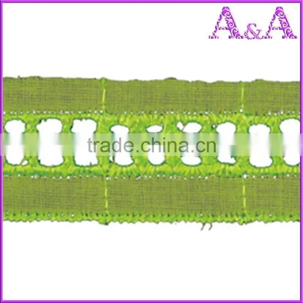 China Online TC Lace Wholesale 2.7cm White Eyelet T/C Lace photo-3
