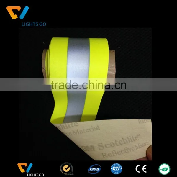 EN471 High Visible Sew on Work Shirts Light Reflective Tape for Firefighter photo-5